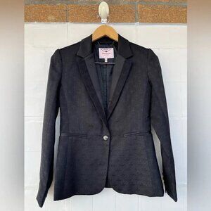 Juice Couture Notched Lapel goth Single-Breasted Blazer size 2
